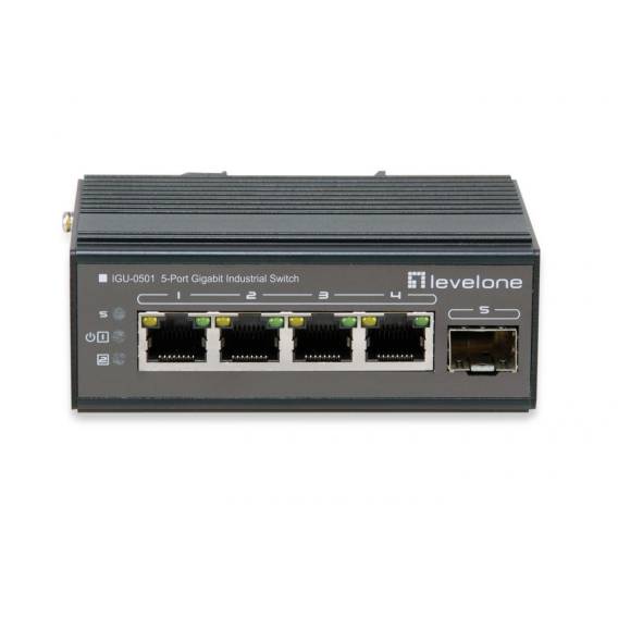 Obrázok pre LevelOne IGU-0501 síťový přepínač Gigabit Ethernet (10/100/1000) Černá