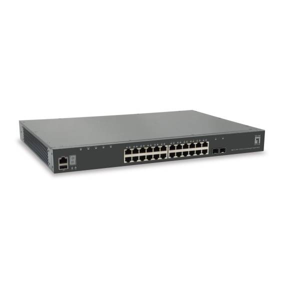 Obrázok pre LevelOne GTL-2881 síťový přepínač Řízený L3 Gigabit Ethernet (10/100/1000) Šedá