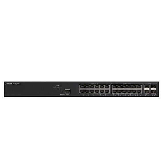 Obrázok pre LANCOM GS-3628XP Řízený L2/L3 2.5G Ethernet (100/1000/2500) Podpora napájení po Ethernetu (PoE) 1U Černá