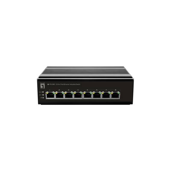 Obrázok pre LevelOne IFS-0801 síťový přepínač Nespravované Fast Ethernet (10/100) Černá
