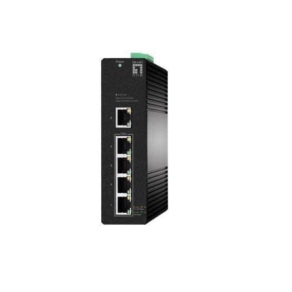 Obrázok pre LevelOne IGS-2105P síťový přepínač Řízený L2 Gigabit Ethernet (10/100/1000) Podpora napájení po Ethernetu (PoE)