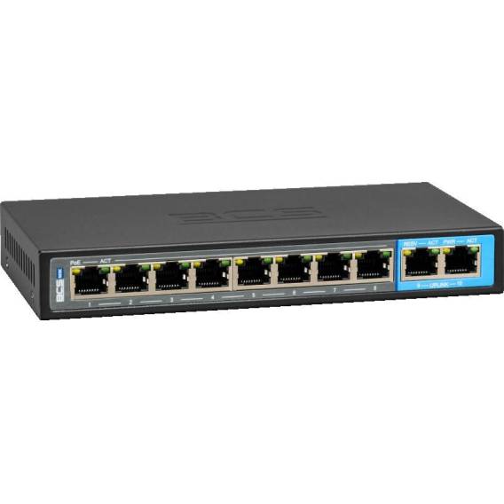 Obrázok pre SWITCH POE dla 8 kamer IP BCS-B-SP0802G