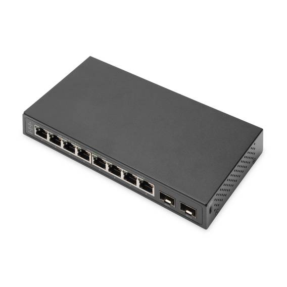 Obrázok pre Digitus DN-80067 síťový přepínač Nespravované Gigabit Ethernet (10/100/1000) Černá