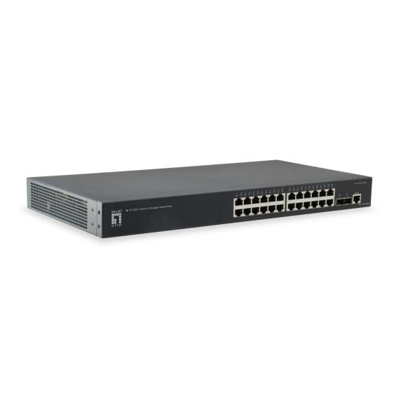 Obrázok pre LevelOne GTL-2661 síťový přepínač Řízený L2 Gigabit Ethernet (10/100/1000) Černá