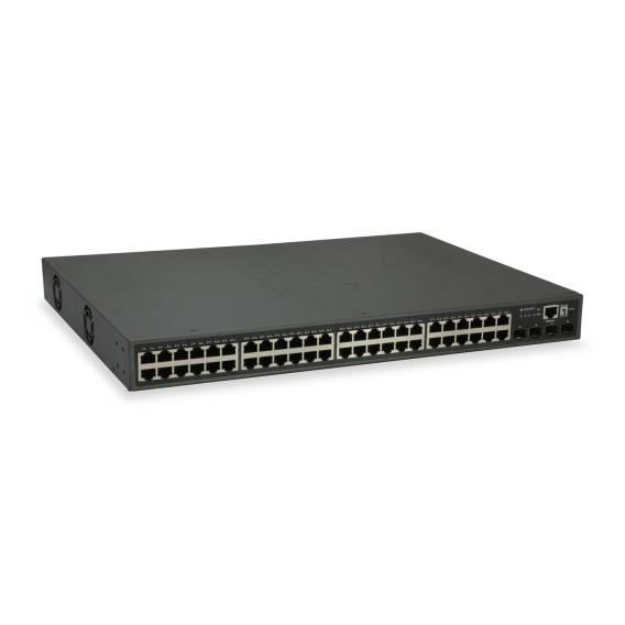Obrázok pre LevelOne GTP-5271 síťový přepínač Řízený L3 Gigabit Ethernet (10/100/1000) Podpora napájení po Ethernetu (PoE) Šedá
