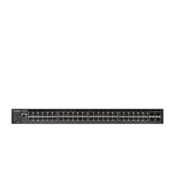 Obrázok pre LANCOM XS-4554YUP Řízený L3 10G Ethernet (100/1000/10000) Podpora napájení po Ethernetu (PoE) 1U Černá