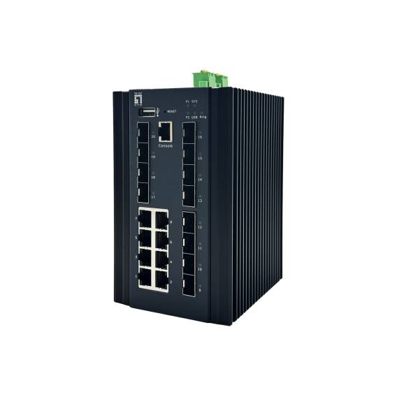 Obrázok pre LevelOne IGU-2072 síťový přepínač Řízený L2+ Gigabit Ethernet (10/100/1000) Černá