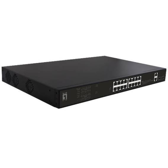 Obrázok pre LevelOne GEP-2021 síťový přepínač Nespravované Gigabit Ethernet (10/100/1000) Podpora napájení po Ethernetu (PoE) 1U Černá