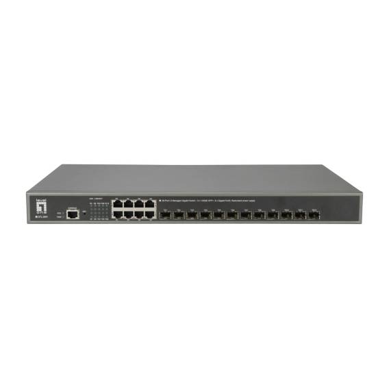Obrázok pre LevelOne GTL-2091 Řízený L3 Gigabit Ethernet (10/100/1000) Šedá