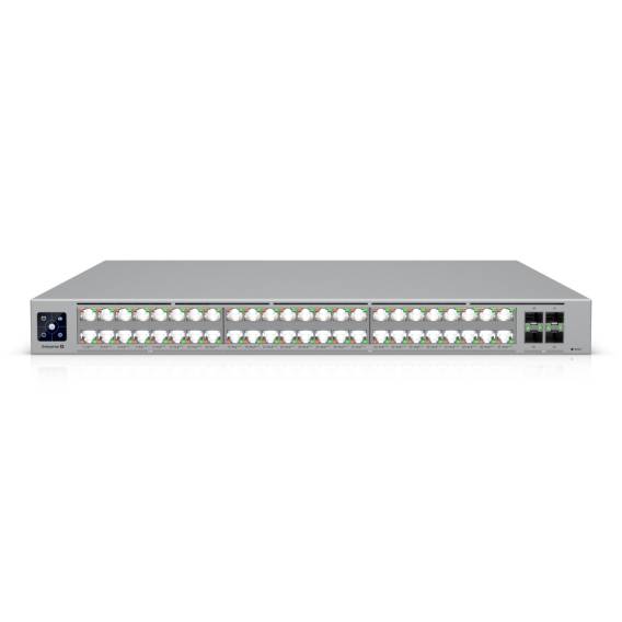 Obrázok pre Ubiquiti UniFi ECS-48-PoE Řízený L2/L3 10G Ethernet (100/1000/10000) Podpora napájení po Ethernetu (PoE) 1U Šedá