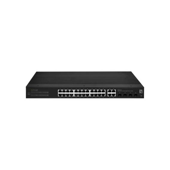 Obrázok pre LevelOne IGS-2128 síťový přepínač Řízený L2 Gigabit Ethernet (10/100/1000) Černá