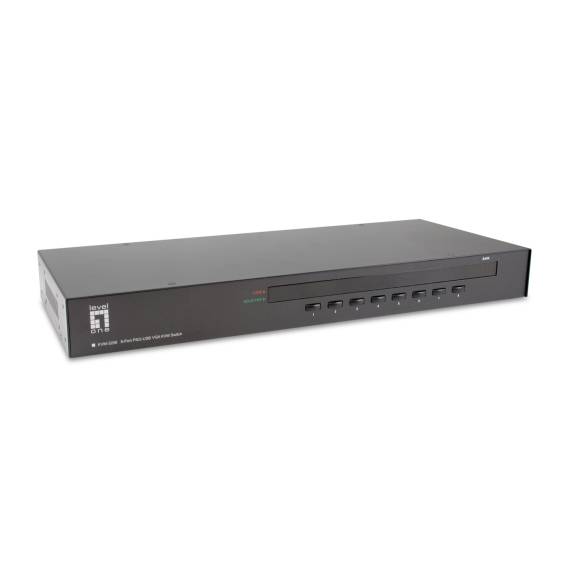 Obrázok pre LevelOne KVM-3208 konzolový (KVM) přepínač Instalace do racku Černá