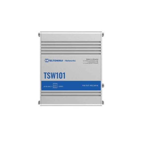 Obrázok pre Teltonika TSW101 Gigabit Ethernet (10/100/1000) Podpora napájení po Ethernetu (PoE) Metalická