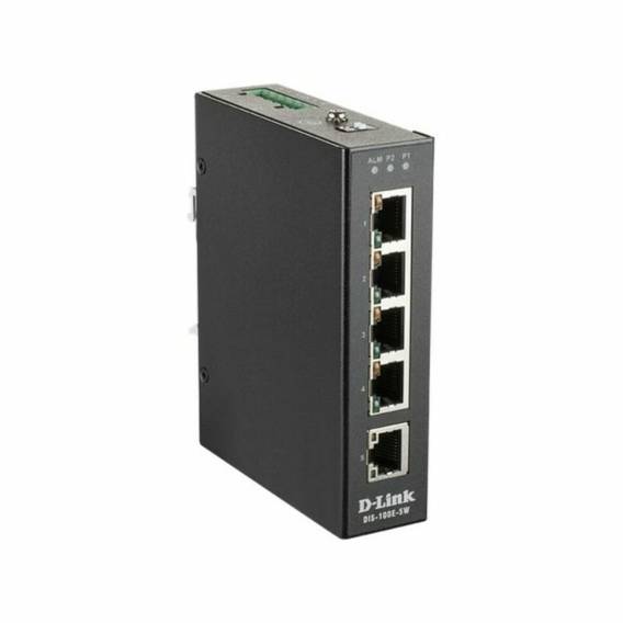 Obrázok pre D-Link DIS-100E-5W síťový přepínač Nespravované L2 Fast Ethernet (10/100) Černá