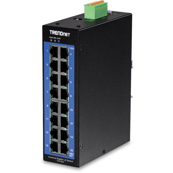 Obrázok pre Trendnet TI-G160i Řízený L2 Gigabit Ethernet (10/100/1000) Černá