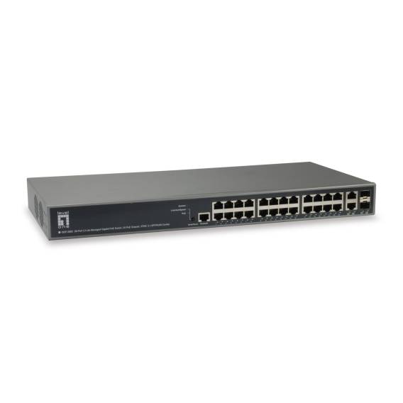 Obrázok pre LevelOne GEP-2682 síťový přepínač Řízený L3 Gigabit Ethernet (10/100/1000) Podpora napájení po Ethernetu (PoE)