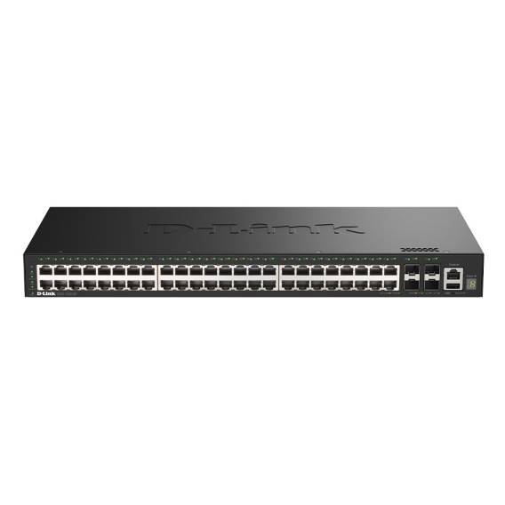 Obrázok pre D-Link DGS-1530-52/E síťový přepínač Řízený L2 Gigabit Ethernet (10/100/1000) Černá