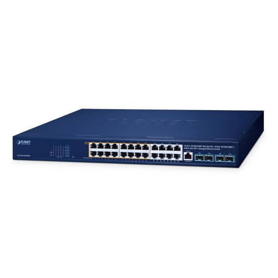 Obrázok pre PLANET GS-4210-16UP8T4X síťový přepínač Řízený L2/L4 Gigabit Ethernet (10/100/1000)