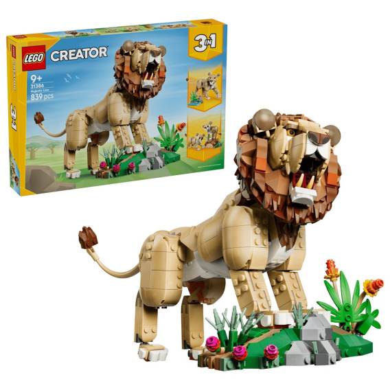 Obrázok pre LEGO CREATOR 3 V 1 31386 Divoká zvířata: Majestátní lev