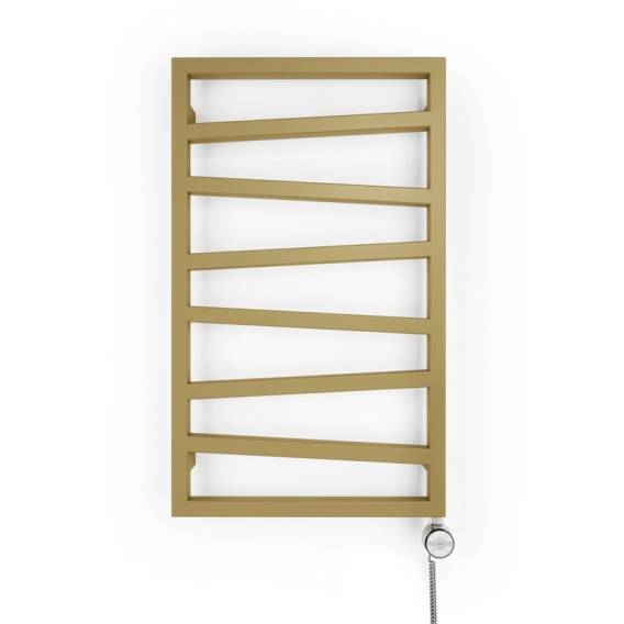 Obrázok pre TOWEL HEATER EL. ZIGZAG+MOA ANODIC GOLD