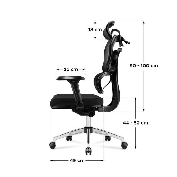 Obrázok pre Office armchair MA-Expert 4.9 Black