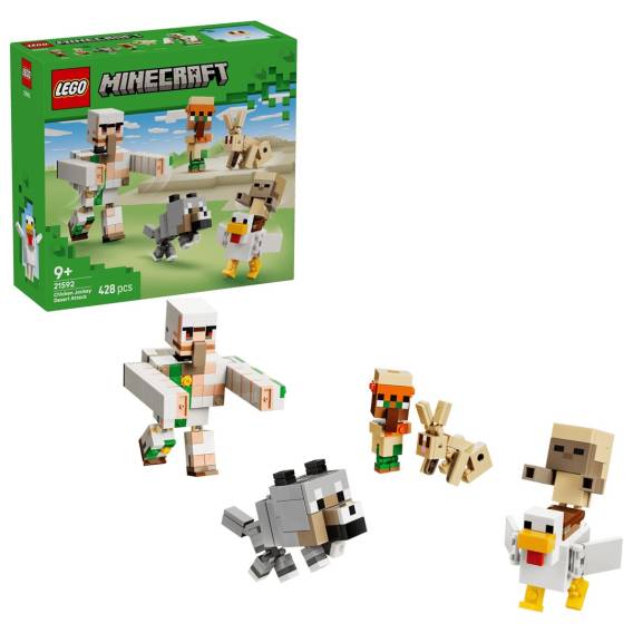 Obrázok pre LEGO MINECRAFT 21592 Útok jezdce na koni v poušti