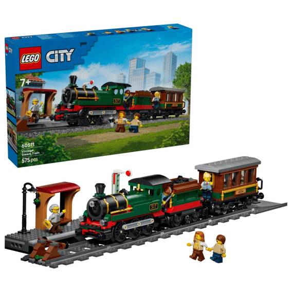 Obrázok pre LEGO CITY 60511 Retro parní lokomotiva