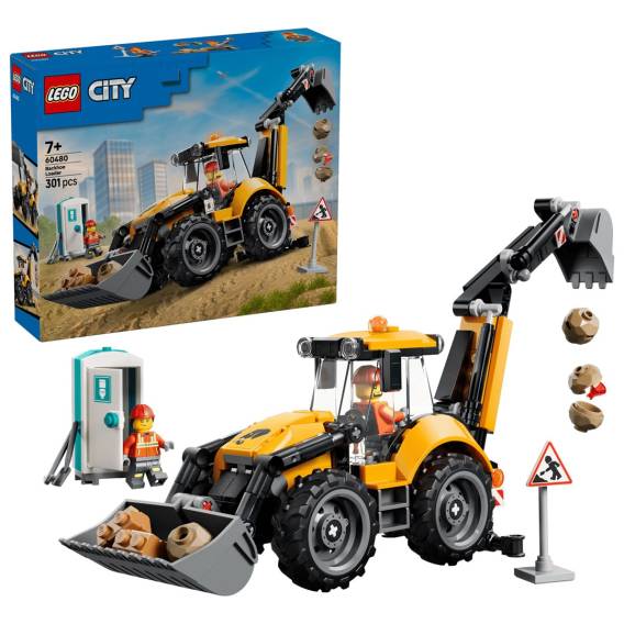 Obrázok pre LEGO CITY 60480 Žlutý rypadlo-nakladač