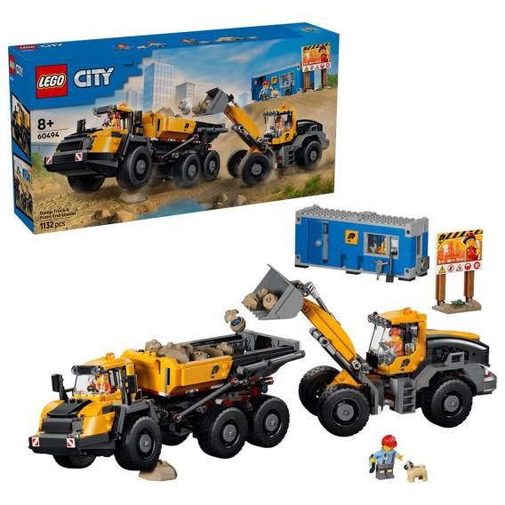 Obrázok pre LEGO CITY 60494 Sklápěč a čelní nakladač