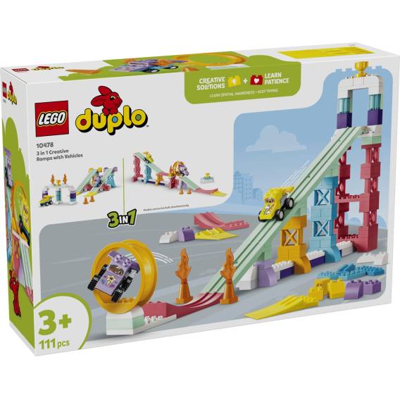 Obrázok pre LEGO DUPLO 10478 3 v 1 Kreativní rampy s vozidly