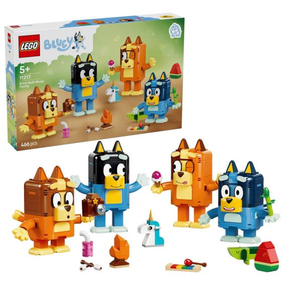 Obrázok pre LEGO BLUEY 11217 Rodina Blueyů z kostek