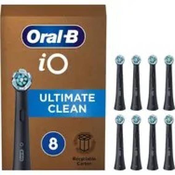 Obrázok pre Braun Oral-B iO Ultimative Reinigung Aufsteckbürsten schwarz (8 Stk.)