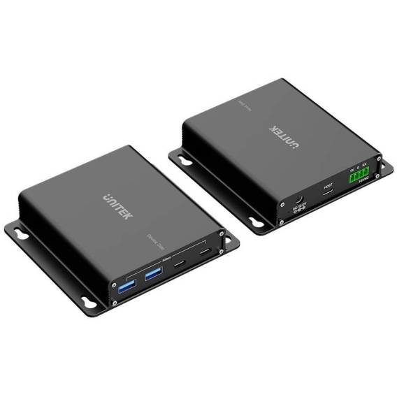 Obrázok pre Unitek Przedłużacz USB 5 Gb/s 100 m przez Ethernet z hubem