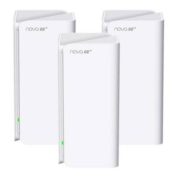 Obrázok pre Tenda MX21 Pro(3-pack) Tři pásma (2,4 GHz / 5 GHz / 6 GHz) Wi-Fi 6 (802.11ax) Bílá Vnitřní