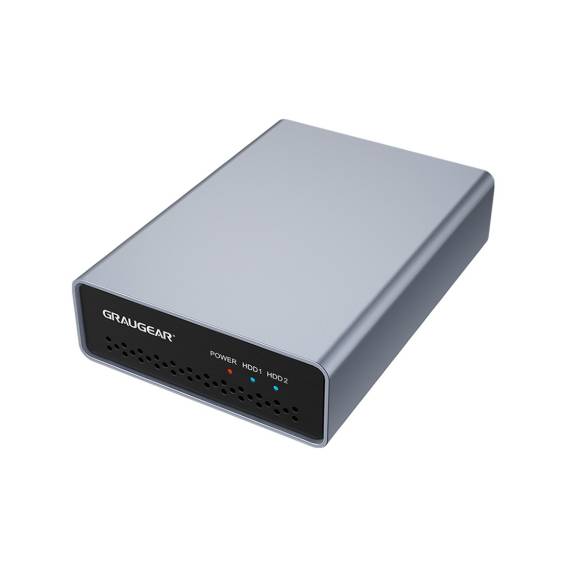 Obrázok pre GRAUGEAR G-25RD2-AC-10G rámeček na disk HDD/SSD rámeček Stříbrná 2.5"