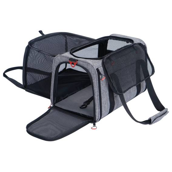 Obrázok pre Přepravní taška pro psy a kočky s dodatečným prostorem ZOLUX NOMAD M 44 × 28 × 28 cm