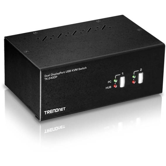 Obrázok pre Trendnet TK-240DP konzolový (KVM) přepínač Černá