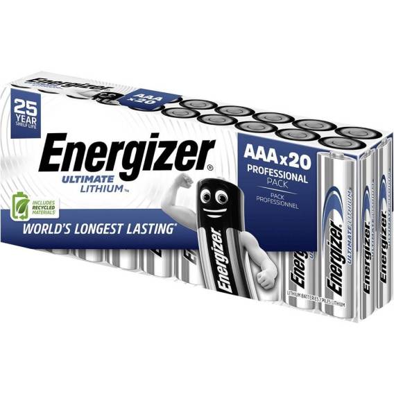 Obrázok pre Energizer Ultimate Lithium L92 Micro AAA Batterie 20er Box