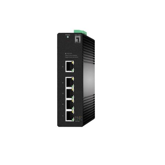Obrázok pre LevelOne IGS-2105 síťový přepínač Řízený L2 Gigabit Ethernet (10/100/1000) Černá