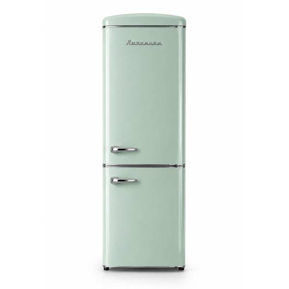 Obrázok pre Retro lednička Ravanson LKK-315RM 597 mm x 707 mm x 1943 mm | 315 l | Total No Frost | třída E | mátová