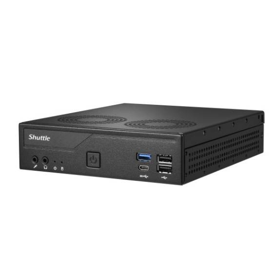 Obrázok pre Shuttle XPС slim DH610V2 barebone počítač PC s objemem 1,35 l Černá Intel H610 LGA 1700