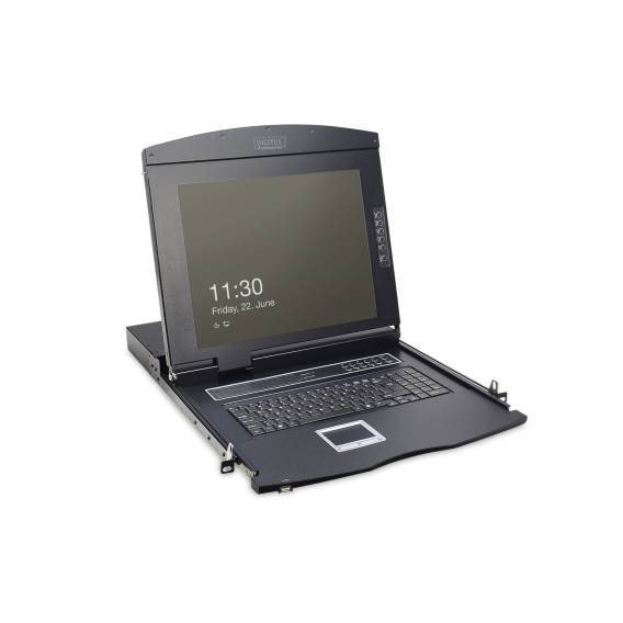 Obrázok pre Digitus DS-72210-2GE racková konzole 43,2 cm (17") 1280 x 1024 px Černá 1U