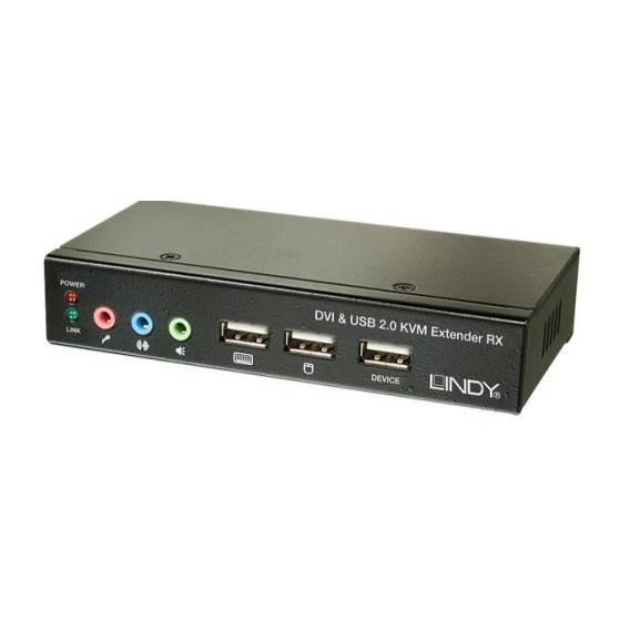 Obrázok pre Lindy 39377 konzolový (KVM) přepínač Černá