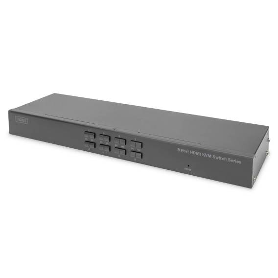 Obrázok pre Digitus DS-12910 konzolový (KVM) přepínač Instalace do racku Černá