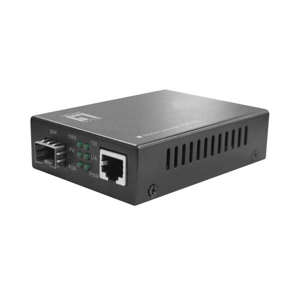 Obrázok pre LevelOne GVT-2012 konvertor síťové kabeláže 1000 Mbit/s Šedá