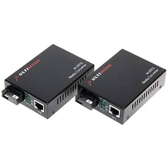 Obrázok pre Single-mode media converter set M-207G