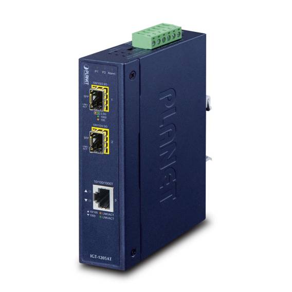 Obrázok pre PLANET IGT-1205AT network media converter 1000 Mbit/s Blue