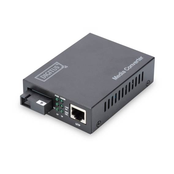 Obrázok pre Digitus DN-82123 konvertor síťové kabeláže 1000 Mbit/s 1550 nm Jednovidové Černá