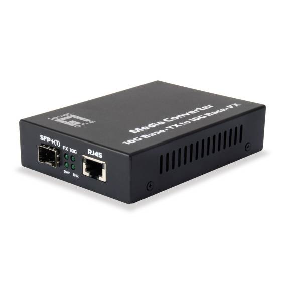 Obrázok pre LevelOne GVT-0500 konvertor síťové kabeláže 10000 Mbit/s Černá