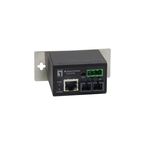 Obrázok pre LevelOne IEC-4002 konvertor síťové kabeláže 100 Mbit/s Vícevidové Černá